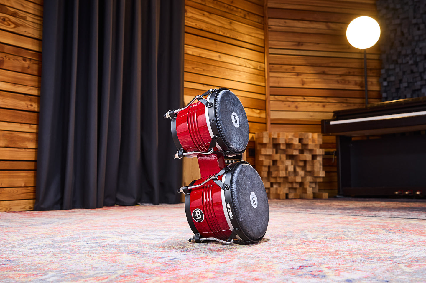 MEINL Percussion Marathon Traditional Bongo 6 3/4" Macho & 8" Hembra - Wine Red