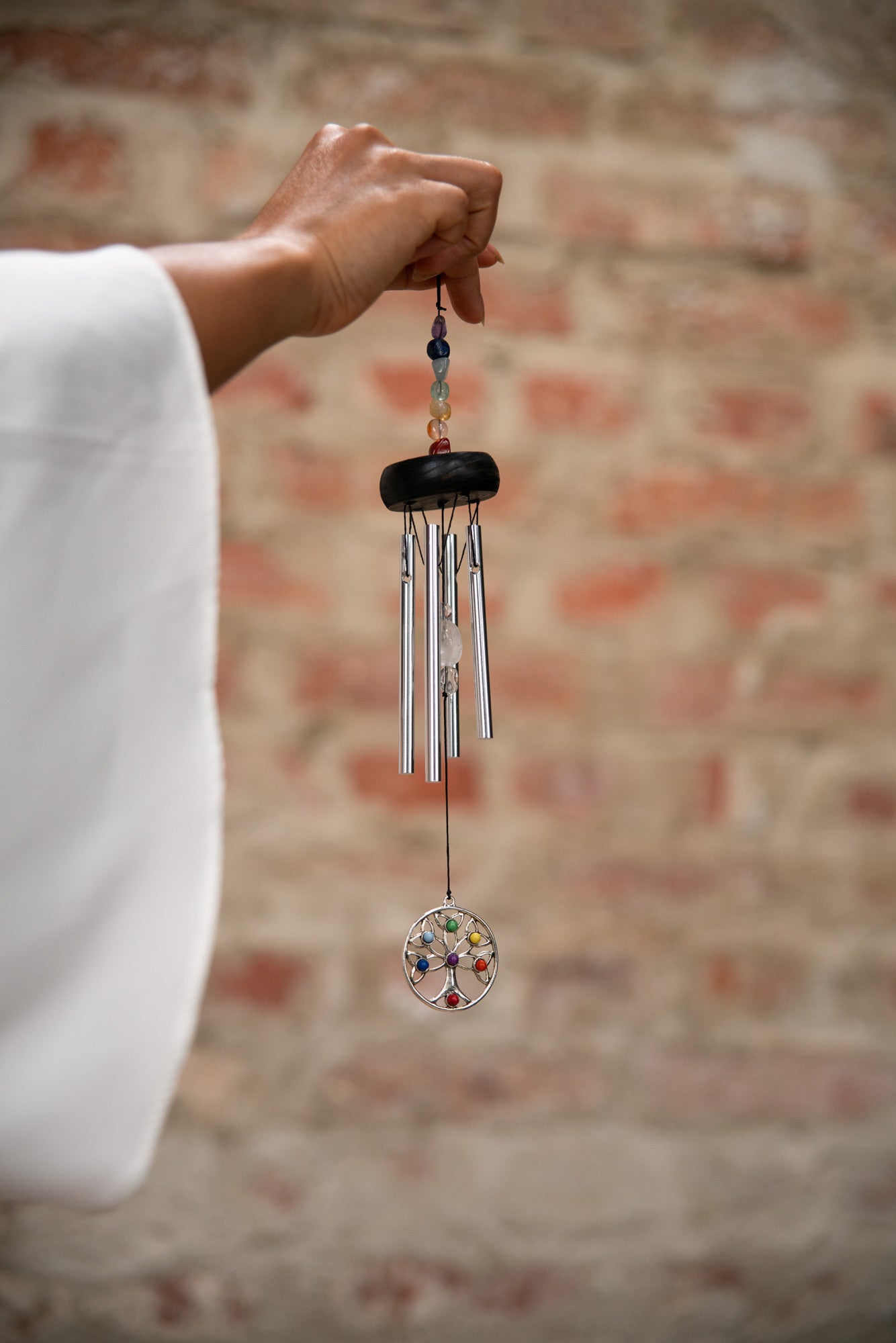 MEINL Sonic Energy Mini Tree of Life Chakra Chime 12"/30 cm - Silver