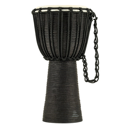 MEINL Percussion Headliner Rope Tuned Black River Series Djembe - 10"