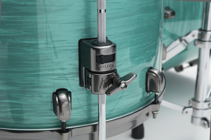 TAMA Starclassic Maple Floor Tom - 14" x 14" Surf Green Silk / Smoked Black Nickel HW