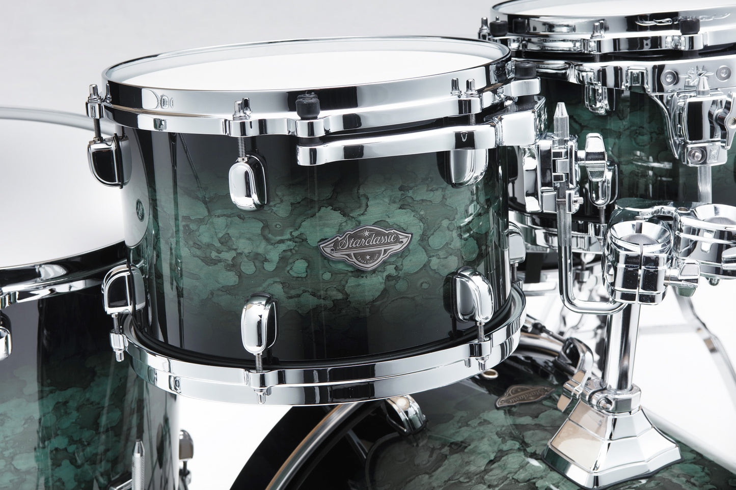 TAMA Starclassic Performer Rack Tom 12" x 9" - Molten Steel Blue Burst/Chrome HW