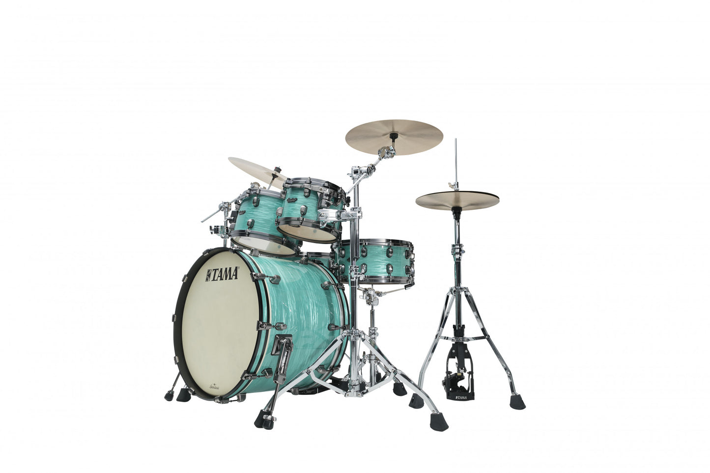 TAMA Starclassic Maple Shell Kit 4 teilig - Surf Green Silk/Smoked Black Nickel Hardware