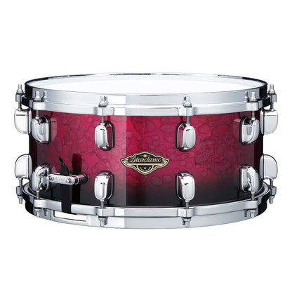 TAMA Starclassic Walnut/Birch Snaredrum 14" x 6,5" - Molten Dark Raspberry Fade/Chrom HW