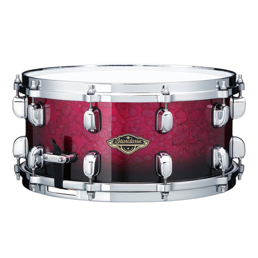 TAMA Starclassic Walnut/Birch Snaredrum 14" x 6,5" - Molten Dark Raspberry Fade/Chrom HW