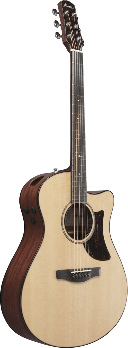 IBANEZ Advanced Acoustic, Platinum Collection 6-Str Natural High Gloss Auditorium Body