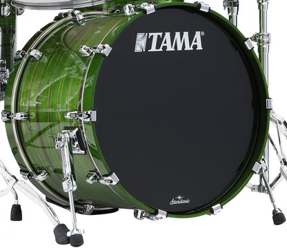 TAMA Starclassic Walnut/Birch Lacquer Bass Drum 22" x 16" - Lacquer Shamrock Oyster/Chrom HW/ohne Tom Halter