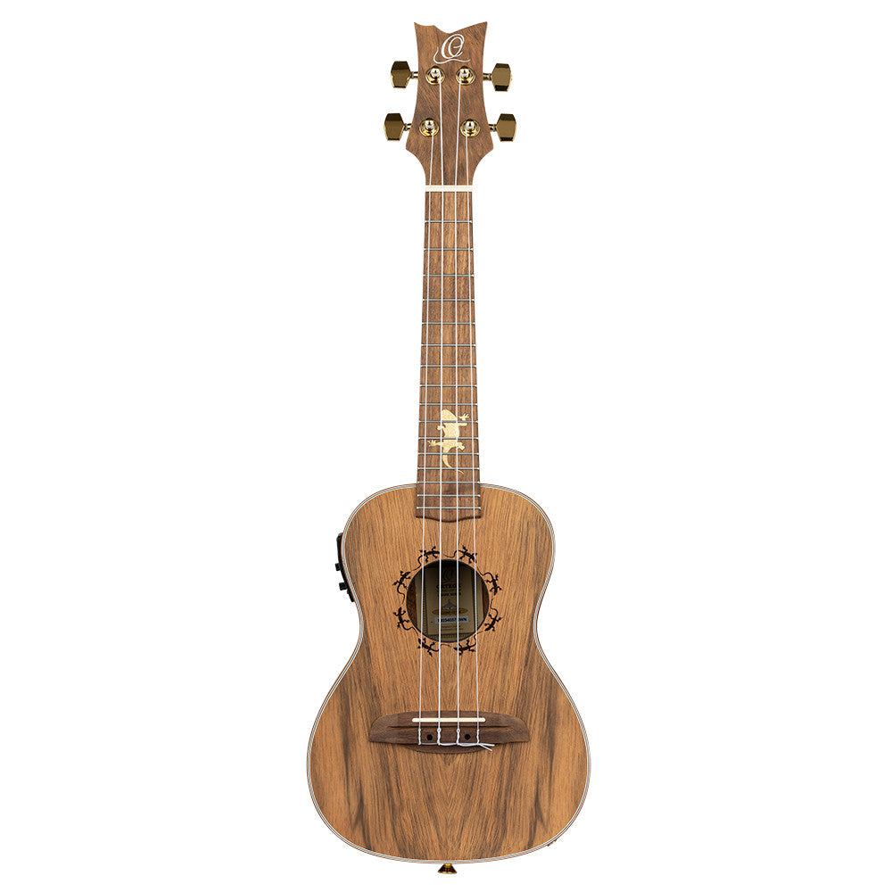 ORTEGA Lizard Serie Konzert Ukulele 4 String - Paldao Natural + Bag
