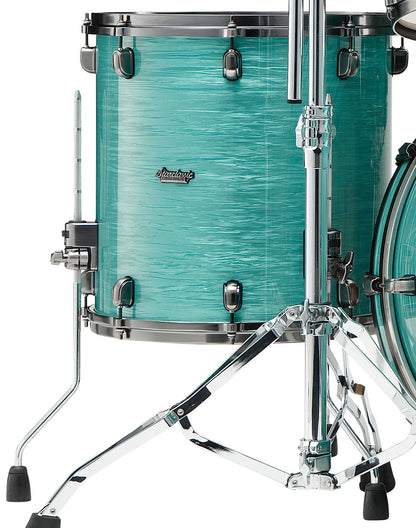 TAMA Starclassic Maple Floor Tom - 14" x 14" Surf Green Silk / Smoked Black Nickel HW