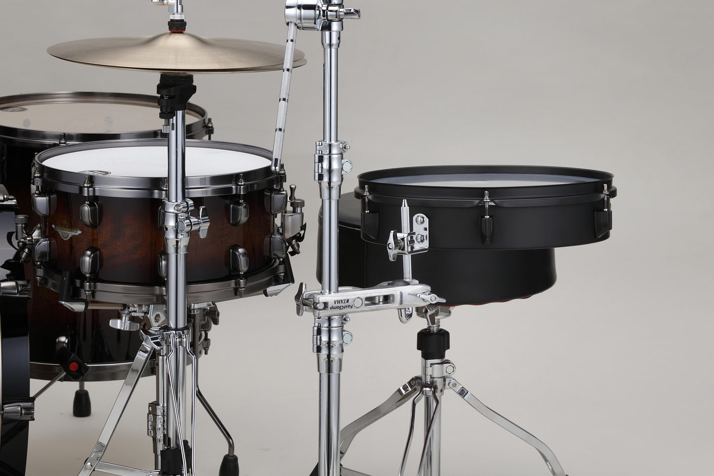 TAMA Metalworks "Effect" Series Snaredrum 14" x 3" mit MC69 Single Tom Halter