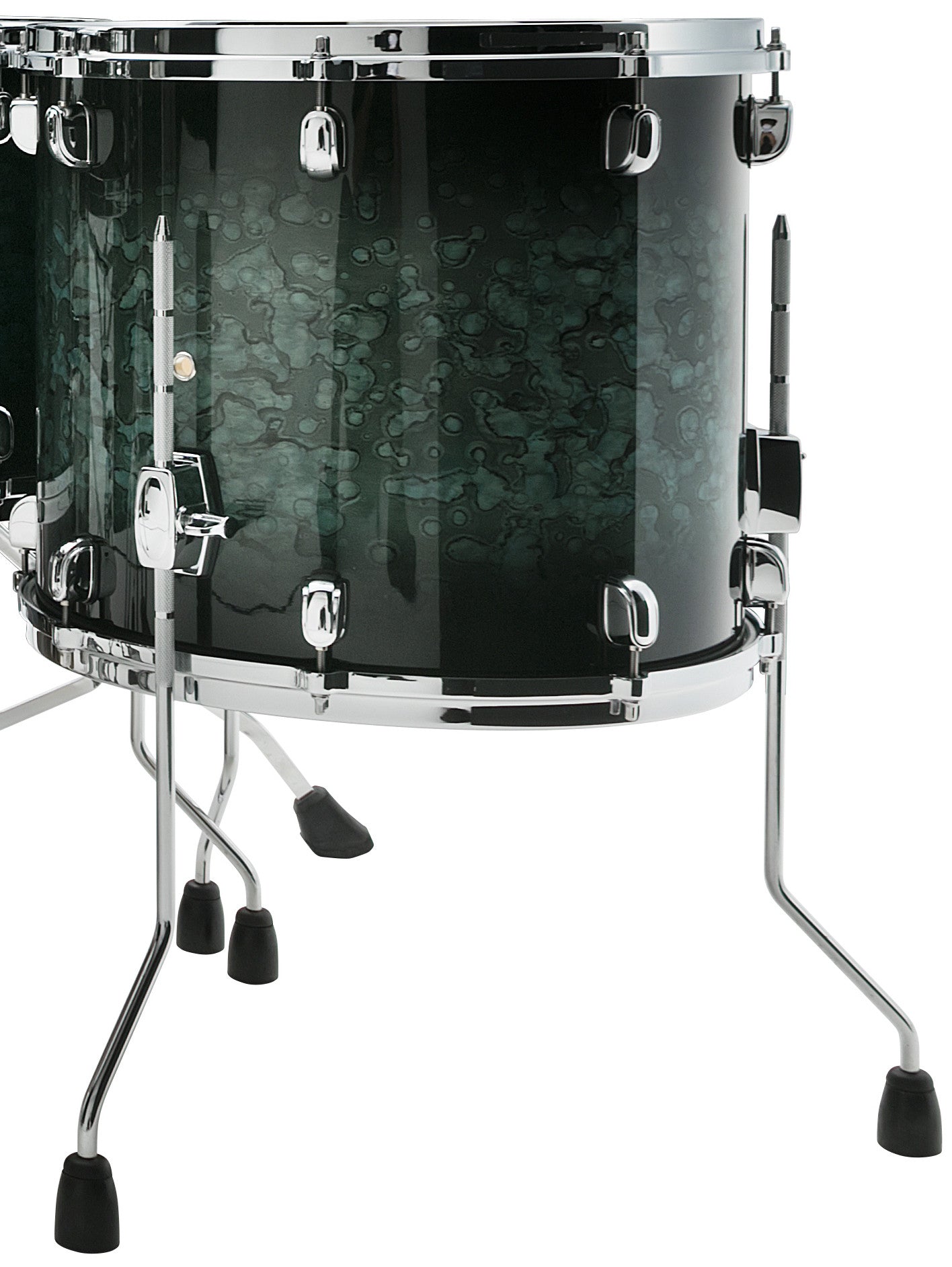 TAMA Starclassic Performer Floor Tom 18" x 16" - Molten Steel Blue Burst/Chrome HW