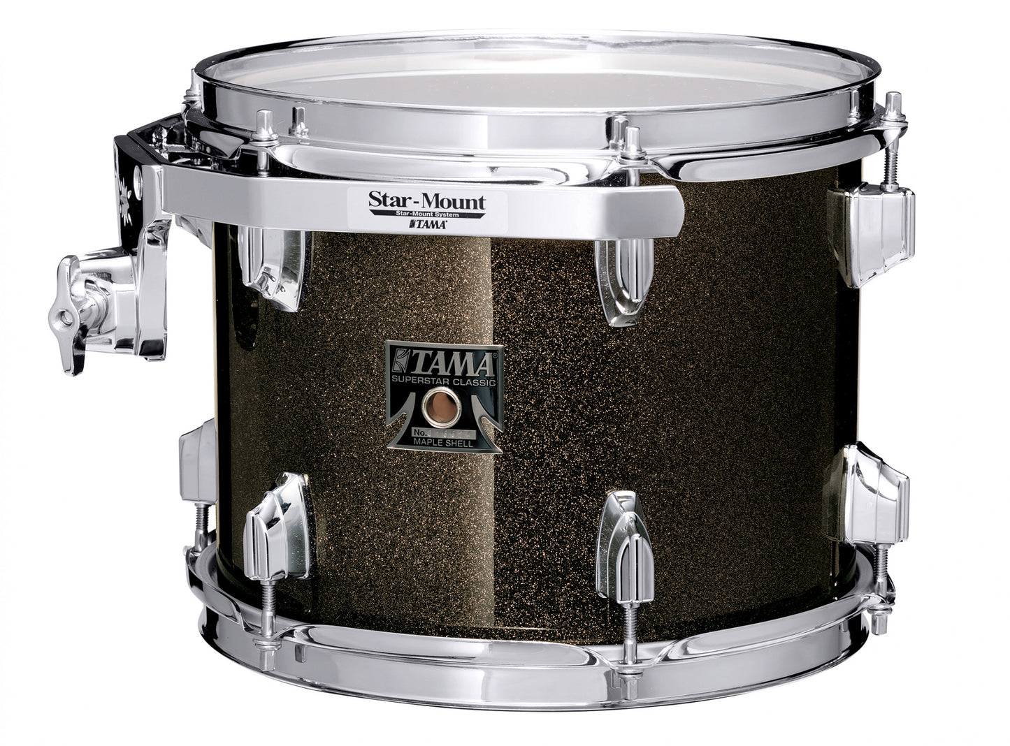 TAMA Superstar Classic Rack Tom 12" x 8" - Midnight Gold Sparkle/Chrom HW