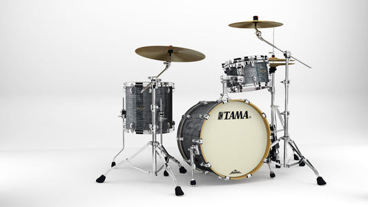 TAMA Starclassic Walnut/Birch Duracover Wrap Shell Kit 3 teilig - Charcoal Onyx/Chrom HW