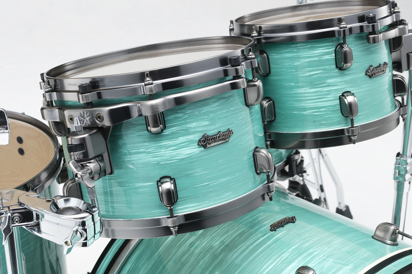 TAMA Starclassic Maple Shell Kit 4 teilig - Surf Green Silk/Smoked Black Nickel Hardware